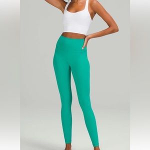 Maldives Green lululemon align leggings
